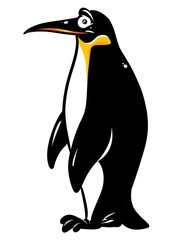Penguin cartoon illustration  isolated image animal character
