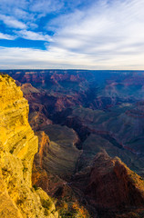 Fototapeta na wymiar Amazing view of the grand canyon national park, Arizona. It is one of the most remarkable natural wonders in the world. 