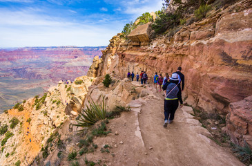 Prachtig uitzicht op het Grand Canyon National Park, Arizona. Het is een van de meest opmerkelijke natuurwonderen ter wereld.
