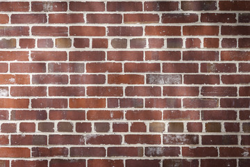 Obraz premium red rick wall with shadows