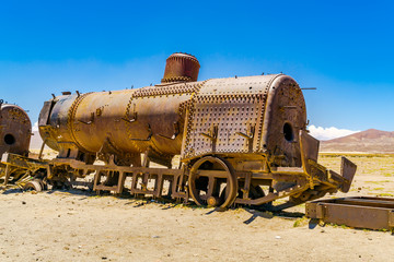 Fototapeta na wymiar Rusty Old Train