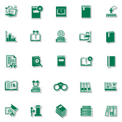 Academic icon set