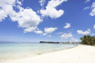 グアム　タモン湾の風景
