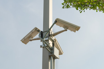 Security CCTV camera.