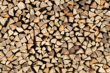 Brennholzstapel