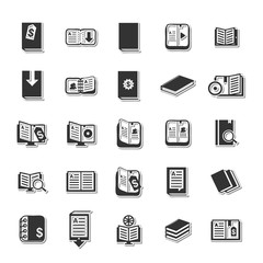 Reading icon set