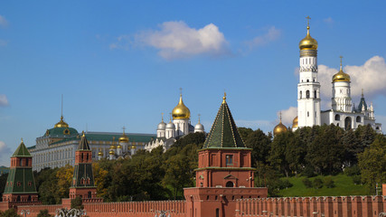 Fototapeta na wymiar Moscow Kremlin Towers