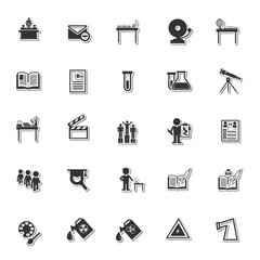 Education icon set 