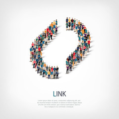 link people crowd