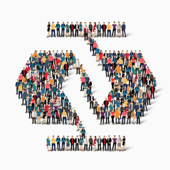 abstract business symbol people