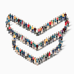 abstract business symbol people