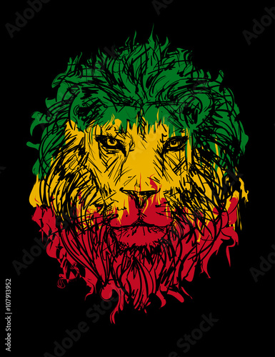 Free Free 330 Rasta Lion Head Svg SVG PNG EPS DXF File