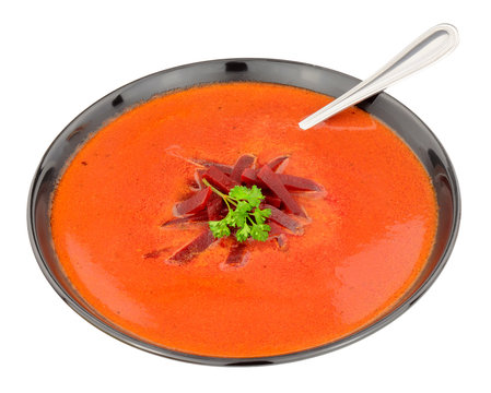 Bowl Of Fresh Beetroot Soup