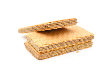 wafer blocks on a white background