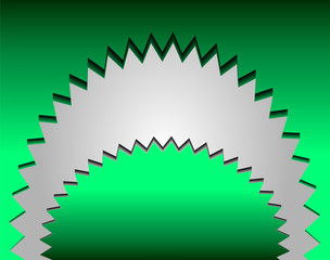 Green vector Template Abstract background with curves lines and shadow. For flyer, brochure, booklet and websites design
