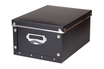 Schwarzer Aufbewahrungsbox
