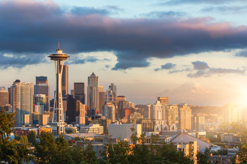 Fototapeta premium panoramę Seattle