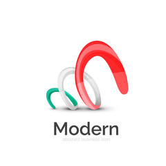 Fototapeta premium Vector ribbon logo