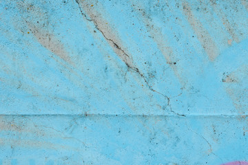 Wall fragment with attritions and cracks