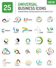 Abstract business icons