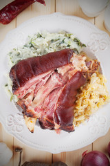 Roasted pork knuckle