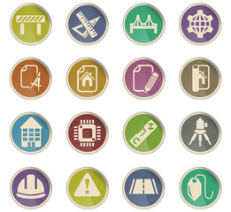 engineering icon set