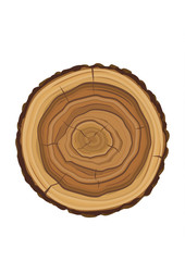 illustration of cutting logs