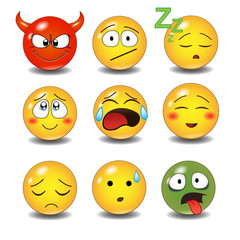Set of Emoticons