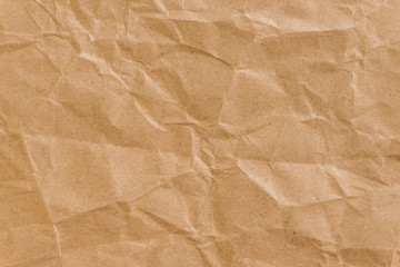Brown paper crumpled paper sheet texture