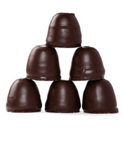 skummbollar i pyramid