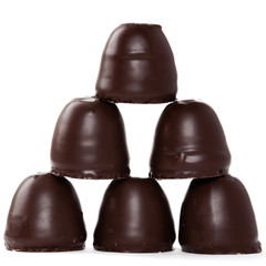 skummbollar i pyramid