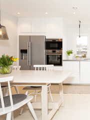 interior of a fancy kitchen
