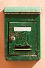 Rusty Metal Mailbox - Portovenere Italy