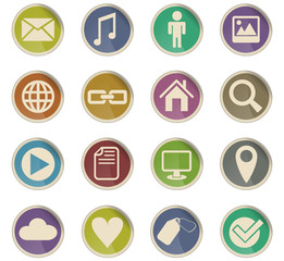 social media icon set