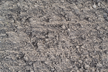 background plowed land