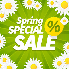 Seasonal special spring sales business background - 107930154