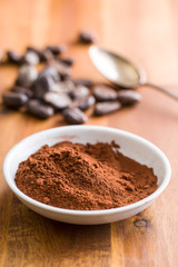 cocoa powder in bowl