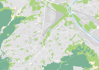 Vektor Stadtplan von Stuttgart