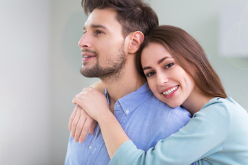 Happy young couple
