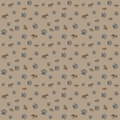 Animals pattern seamless background