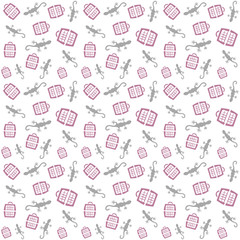 Animals pattern seamless background
