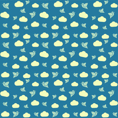 Birds pattern seamless background