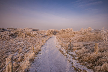 Landschaft im Schnee