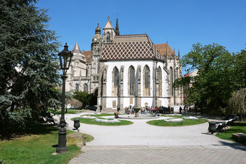 Fototapeta na wymiar Central square in Kosice.