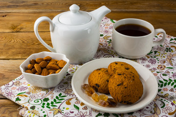 Cup of tea and teapot