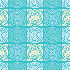 Ethnic boho seamless pattern. Print. Repeating background. Cloth design, wallpaper.