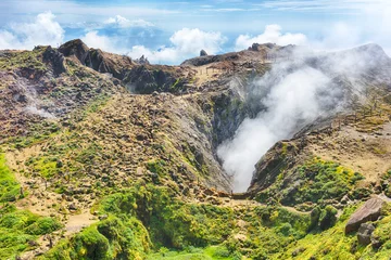 Rolgordijnen Soufriere volcano © Fyle