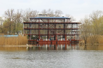 Pond on spring 