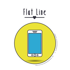 flat line icon design 