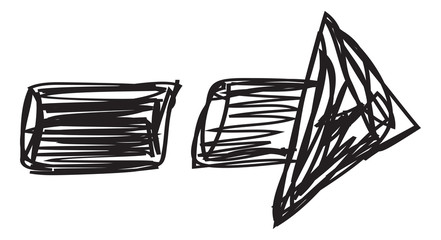 doodle arrows as design elements